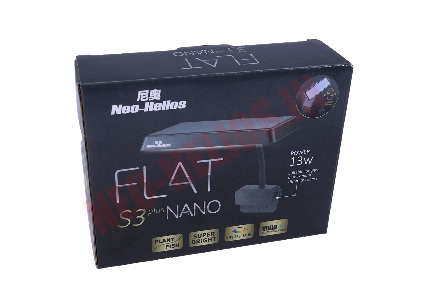 Neo Helios Flat Nano S3 and S3 Pro Planted Aquarium LED Lights (8W, 13W) aquarium product image