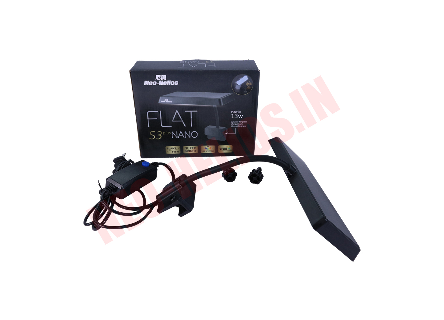 Neo Helios Flat Nano S3 and S3 Pro Planted Aquarium LED Lights (8W, 13W) aquarium product image