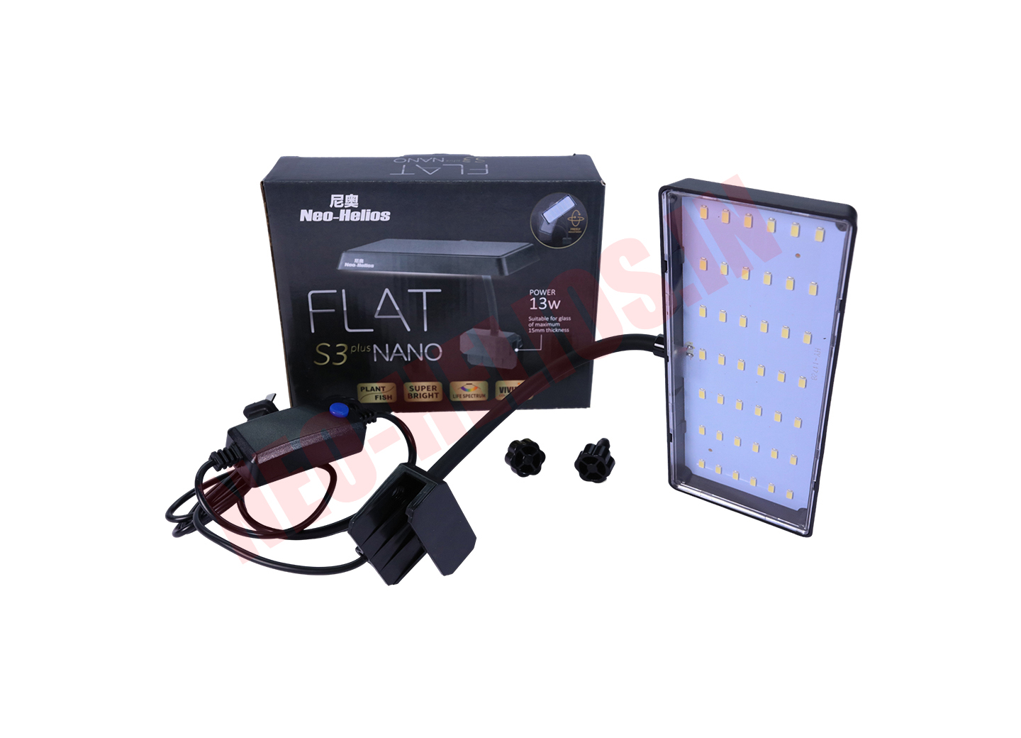 Neo Helios Flat Nano S3 and S3 Pro Planted Aquarium LED Lights (8W, 13W) aquarium product image