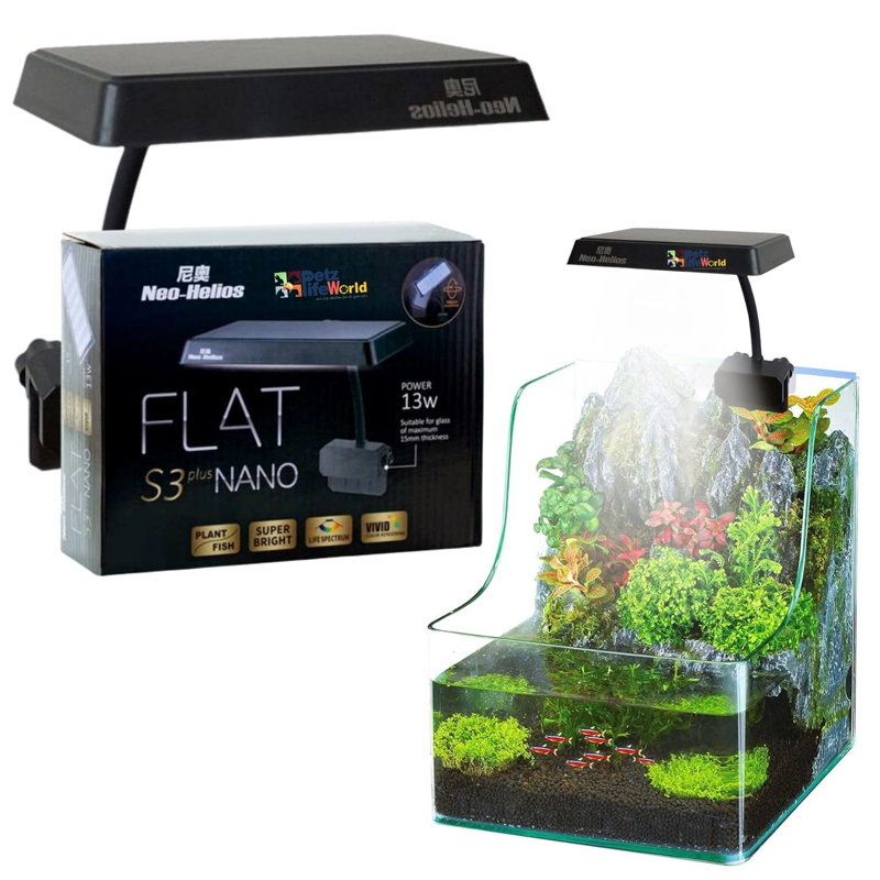 Neo Helios Flat Nano S3 and S3 Pro planted aquarium LED light