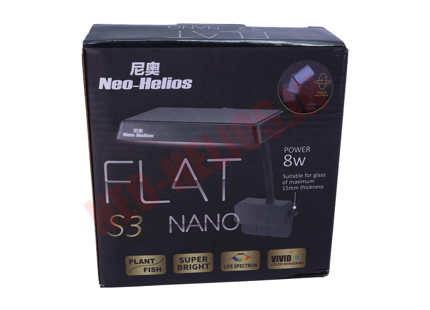 Neo Helios Flat Nano S3 and S3 Pro Planted Aquarium LED Lights (8W, 13W) aquarium product image