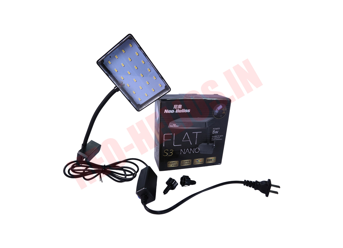 Neo Helios Flat Nano S3 and S3 Pro Planted Aquarium LED Lights (8W, 13W) aquarium product image