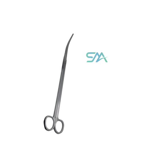 Bent Scissor for Aquascaping planted aquarium trimming tool