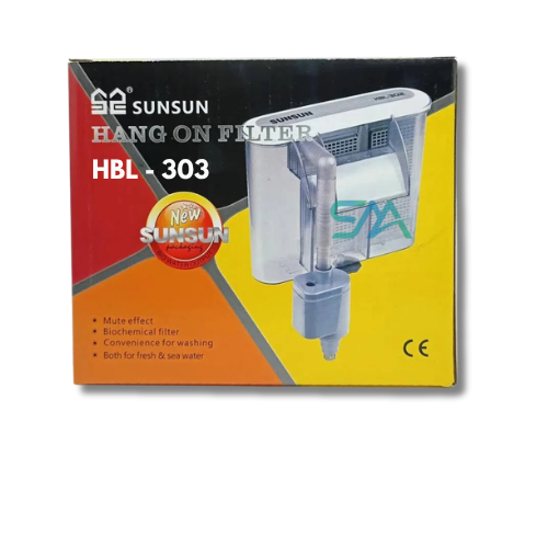 SunSun HBL Hang-On Aquarium Filter for fish tank water circulation and filtration