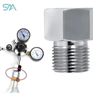 Week Aqua Spare Adapter for Solenoid – CO2 solenoid spare adapter for aquarium regulators | SMA aquarium product image
