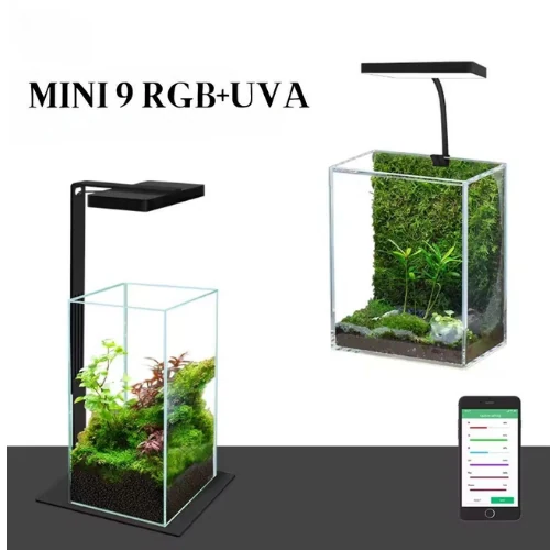 Week Aqua Mini 9 Pro Light – RGB UVA nano aquarium light | SMA aquarium product image