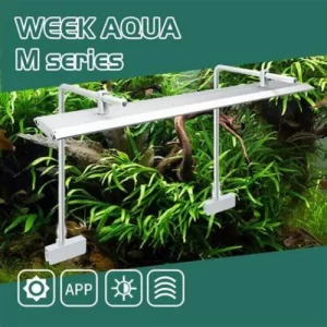 Week Aqua M80 WRGB Light with WiFi App Controller – Compact app controlled aquarium LED light | SMA aquarium product image