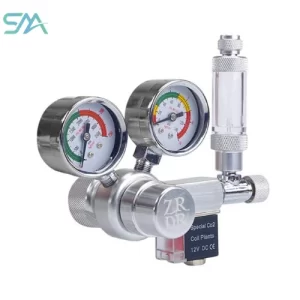 WYIN Regulator with Solenoid – CO2 flow control regulator for planted tanks | SMA aquarium product image
