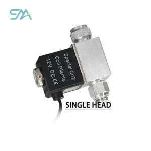 Week Aqua Single Head Spare Solenoid with Adapter – CO2 solenoid spare head with adapter | SMA aquarium product image
