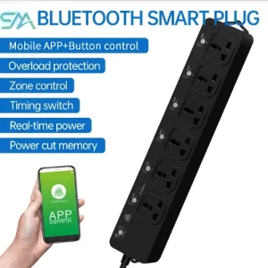Week Aqua 6 Socket Bluetooth Smart Plug with App B7.0 – App controlled power plug for aquarium devices | SMA aquarium product image