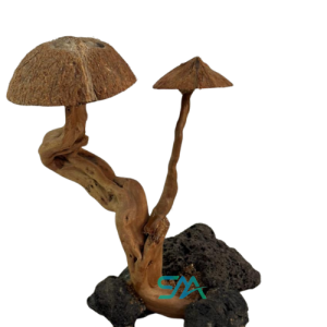 SMA Customized Coconut Shell Mushroom Tree/SMA008 aquarium product image