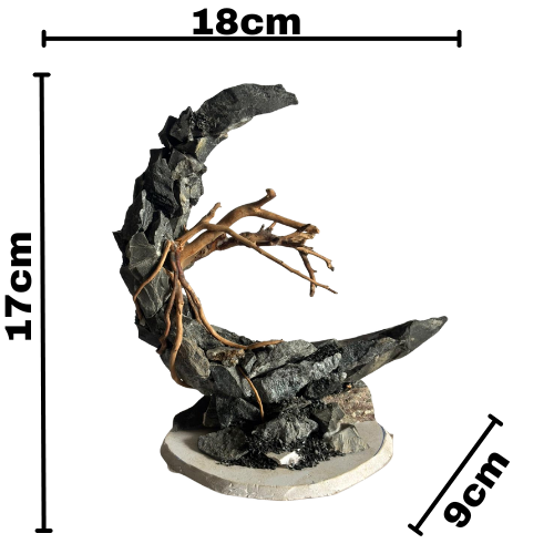 SMA Customized Lunar Eclipse Crevice Hardscape/SMA012 aquarium product image