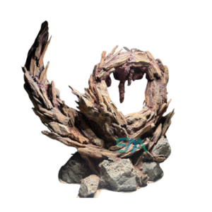 SMA Customized Dragon Wood Ring and Vortex Hardscape SM007