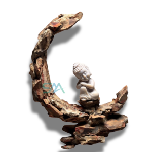 SMA Customized Zen Buddha Moon Cave Aquarium Decor SMA002
