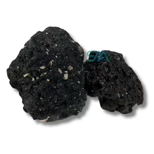 Black lava rock for aquascaping aquarium decoration