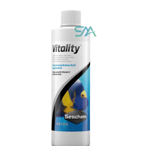 Seachem Vitality 500ml vitamin and amino acid supplement for ornamental fish