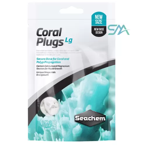 Seachem large ceramic coral frag plugs for reef aquariums