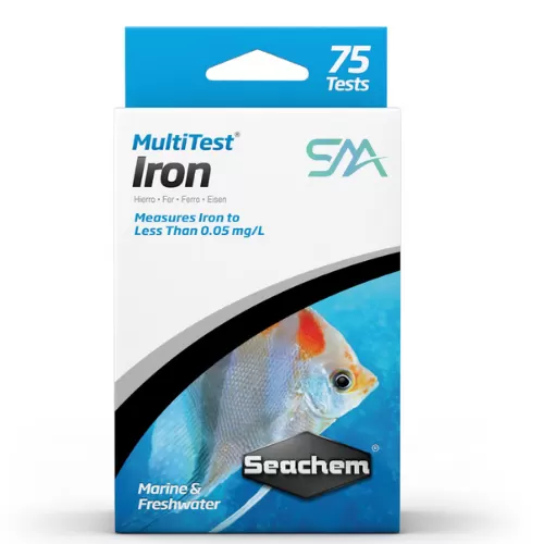 Seachem MultiTest Iron aquarium water test kit