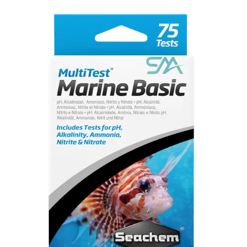 Seachem MultiTest Marine Basic marine aquarium water test kit
