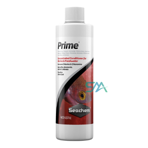 seachem Prime (100 ml-4 L) | complete concentrated conditioner that removes chlorine and chloramine and detoxifies ammonia, nitrite and nitrate aquarium product image