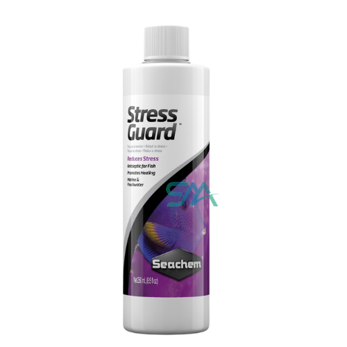 seachem StressGuard (100 mL-4 L) | premium slime coat protection that reduces stress and helps heal injuries in fish aquarium product image