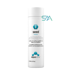 aquavitro seed (150 mL-350 mL) | blend of aerobic and anaerobic bacteria that rapidly establishes the biofilter and prevents new tank syndrome aquarium product image