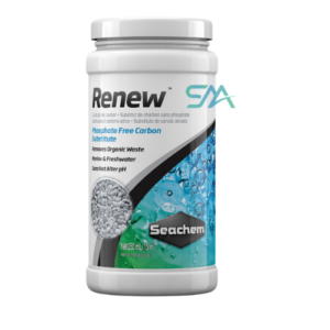 seachem Renew 250 mL | high-capacity carbon substitute that removes organics without affecting trace elements aquarium product image