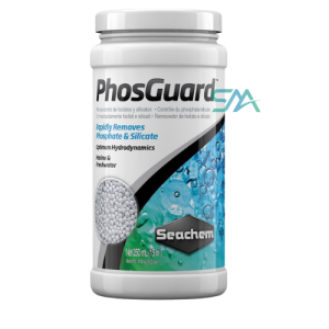 seachem PhosGuard (100 ml-4 L) | granular filtration media that rapidly removes phosphate and silicate from marine or freshwater aquariums aquarium product image