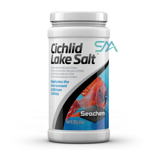 seachem Cichlid Lake Salt 250 g | salt formulation that replicates the water chemistry of African rift lakes for cichlids aquarium product image