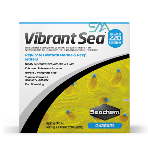 seachem Vibrant Sea – up to 220 US gal (833 L) 23 kg | aquarium product or accessory aquarium product image