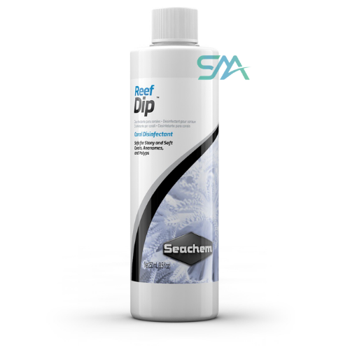 seachem Reef Dip (100 ml-250 ml) | coral disinfectant dip that eliminates parasites and infections aquarium product image