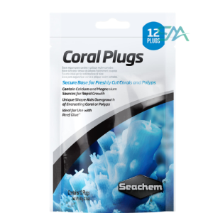 seachem Coral Plugs 0.065 kg | ceramic plugs for mounting coral fragments aquarium product image