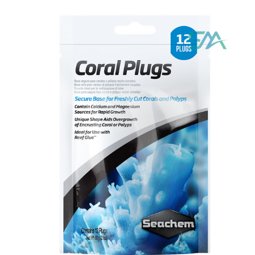seachem Coral Plugs 0.065 kg | ceramic plugs for mounting coral fragments aquarium product image