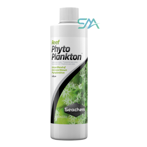 seachem Reef Phytoplankton (250 ml-4 L) | blend of phytoplankton providing nutrition for corals and filter feeders aquarium product image