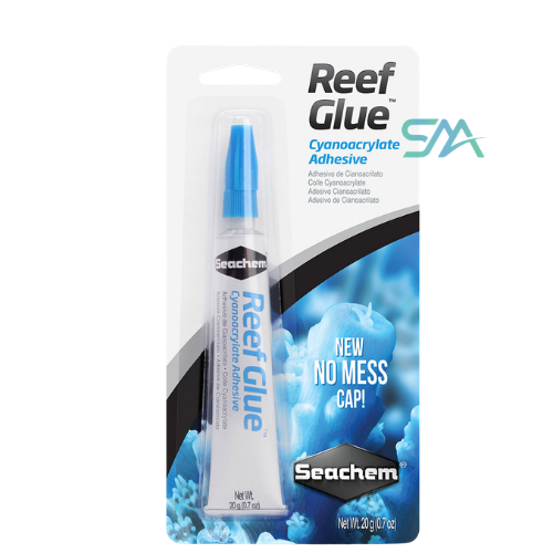seachem Reef Glue 20 g | cyanoacrylate adhesive for bonding corals and rockwork underwater aquarium product image