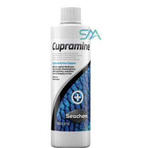 seachem Cupramine (100 ml-4 L) | copper-based medication for treating external parasites in fish aquarium product image