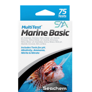 seachem MultiTest Marine Basic test kit 75 Tests | aquarium product or accessory aquarium product image