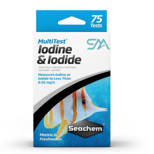 Seachem MultiTest Iodine and Iodide aquarium test kit