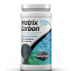 seachem MatrixCarbon (250 ml-4 L) | unique spherical activated carbon for optimized water flow, low ash content and minimal phosphate release aquarium product image