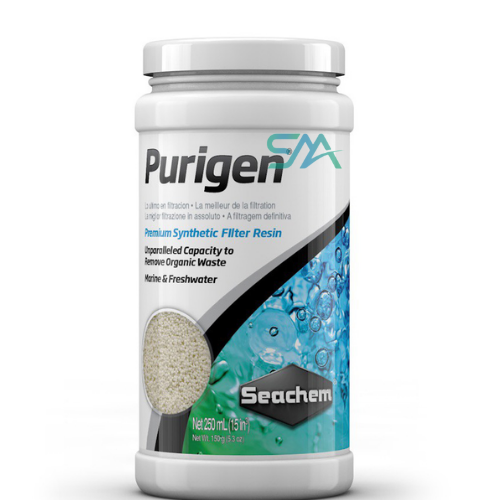 seachem Purigen (100 ml-20 L) | premium synthetic adsorption resin that removes impurities and polishes water without removing trace elements; regenerable aquarium product image