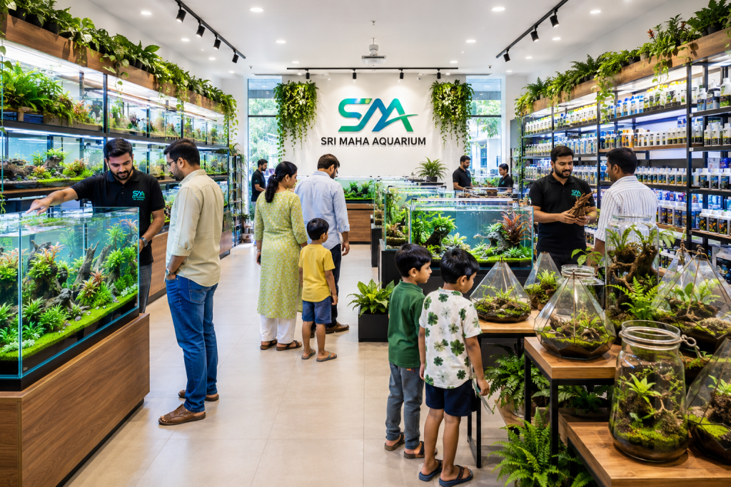 Sri Maha Aquarium store in Panathur Bangalore