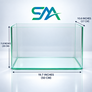 50cm curved aquarium tank